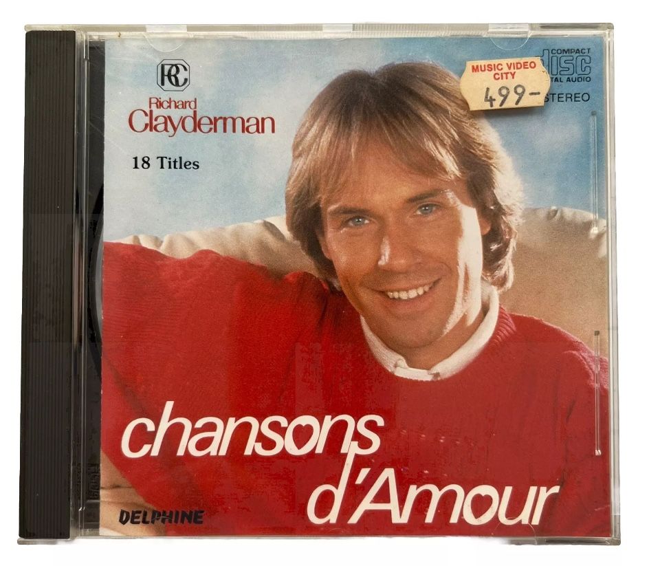 Richard Clayderman – Chansons D'Amour Rca Delphine CD 1986 Music