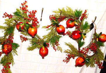 Tons of Garland and holiday decorations check out all my offers