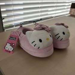 Childrens Hello Kitty Slippers