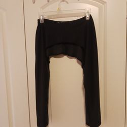 Black Xl  Pullover Shawl 