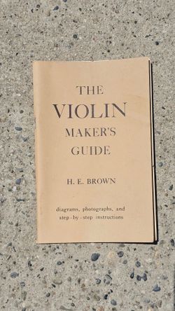 #Violin #Makers #Book  #Vintage 1974 #Print