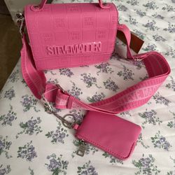 Steve Maddens Pink Purse Brand New