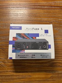 Arturia MiniFuse 1 USB-C Audio Interface 2021 - Black