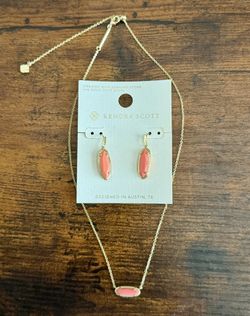 Kendra Scott Necklace and Earrings