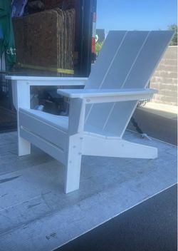 White Modern Adirondack Chair new