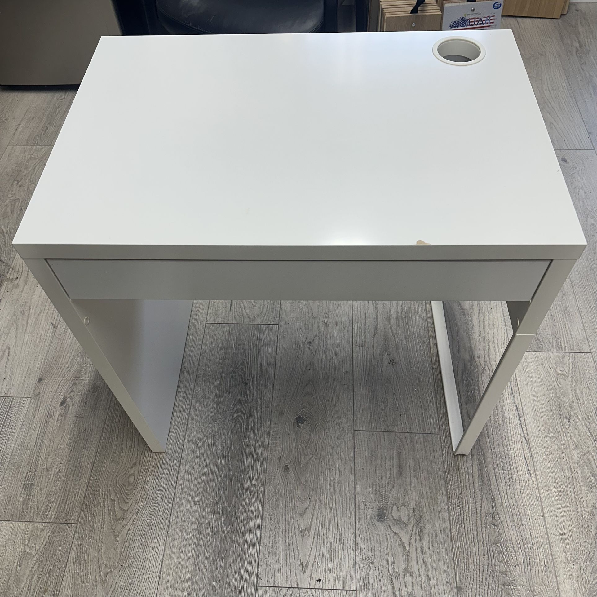 White Small Desk $10