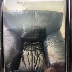Almost New Leather Big Comfortable Chair 