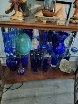 Cobalt blue glass