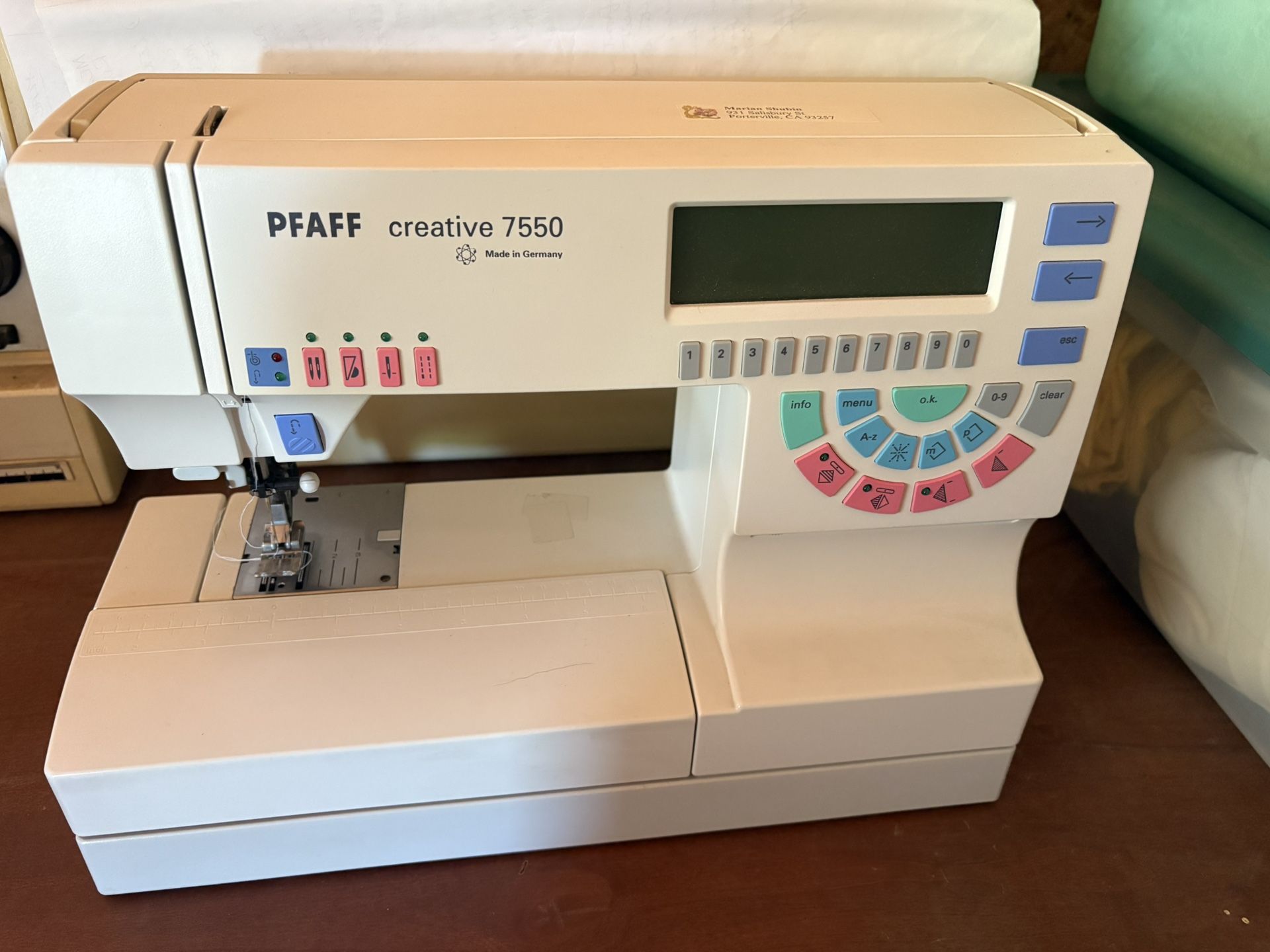 PFAFF Sewing/Embroidery machine