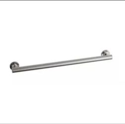 Kohler Purist 24in Straight Grab Bar, Concealed Mount, Stainless, ADA 11893-S