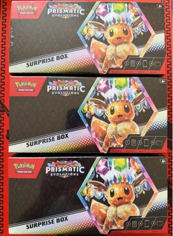 Pokemon Prismatic Evolutions Surprise Box Brand New