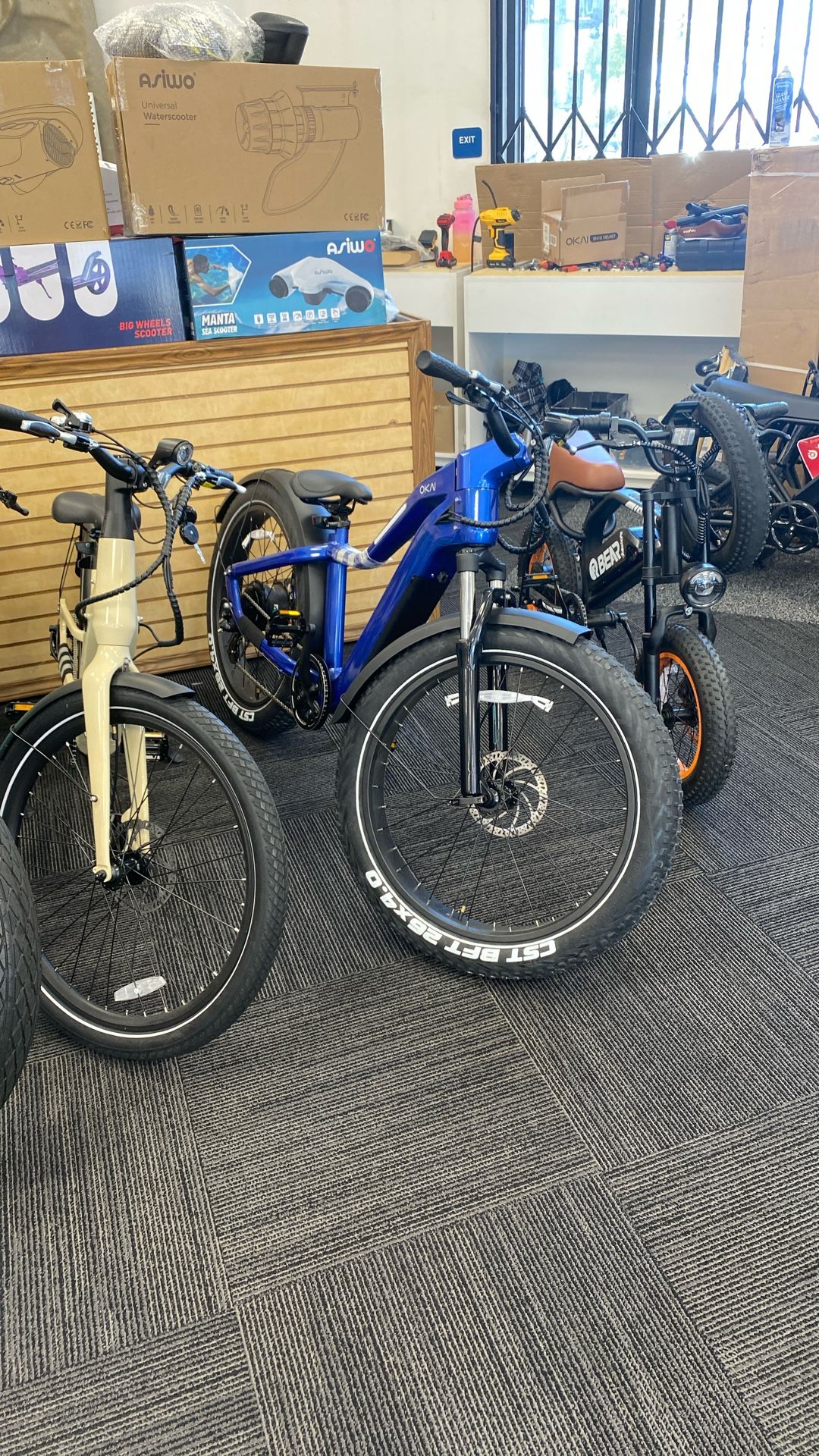 Okai Ranger EB50 Fat Tire E-Bike (28mph/ 45 Mile Range)