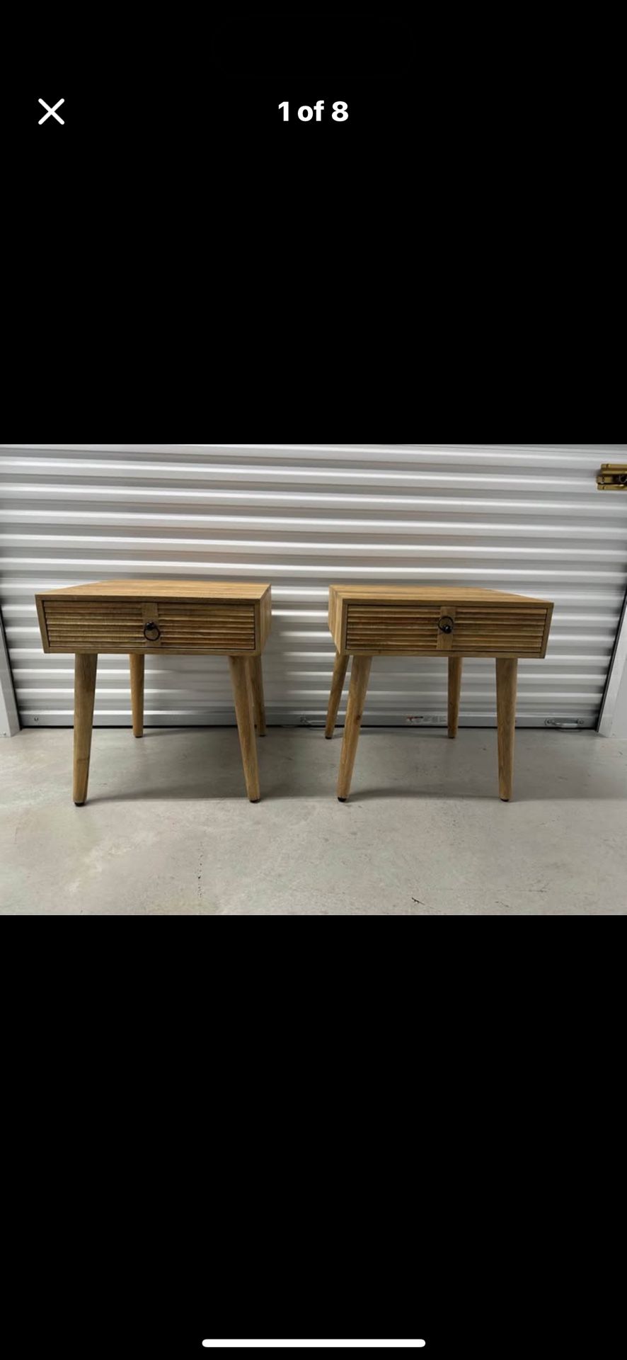 Zabel Square 1-drawer End Table Natural