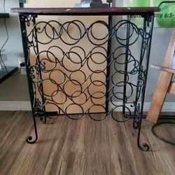 Wine Rack Table $35
