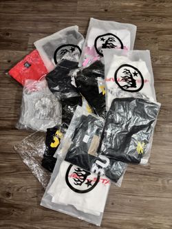 Hellstar , Alocs , Burberry, Amiri, Denim Tear