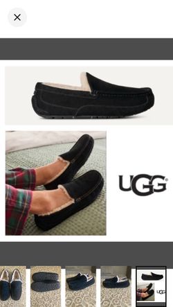 UGG Men’s Ascot slipper in black (11)