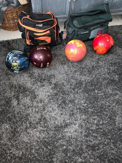 Bowling balls and bags