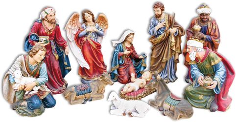 New Nativity Set 8 Inches Christmas Decorations
