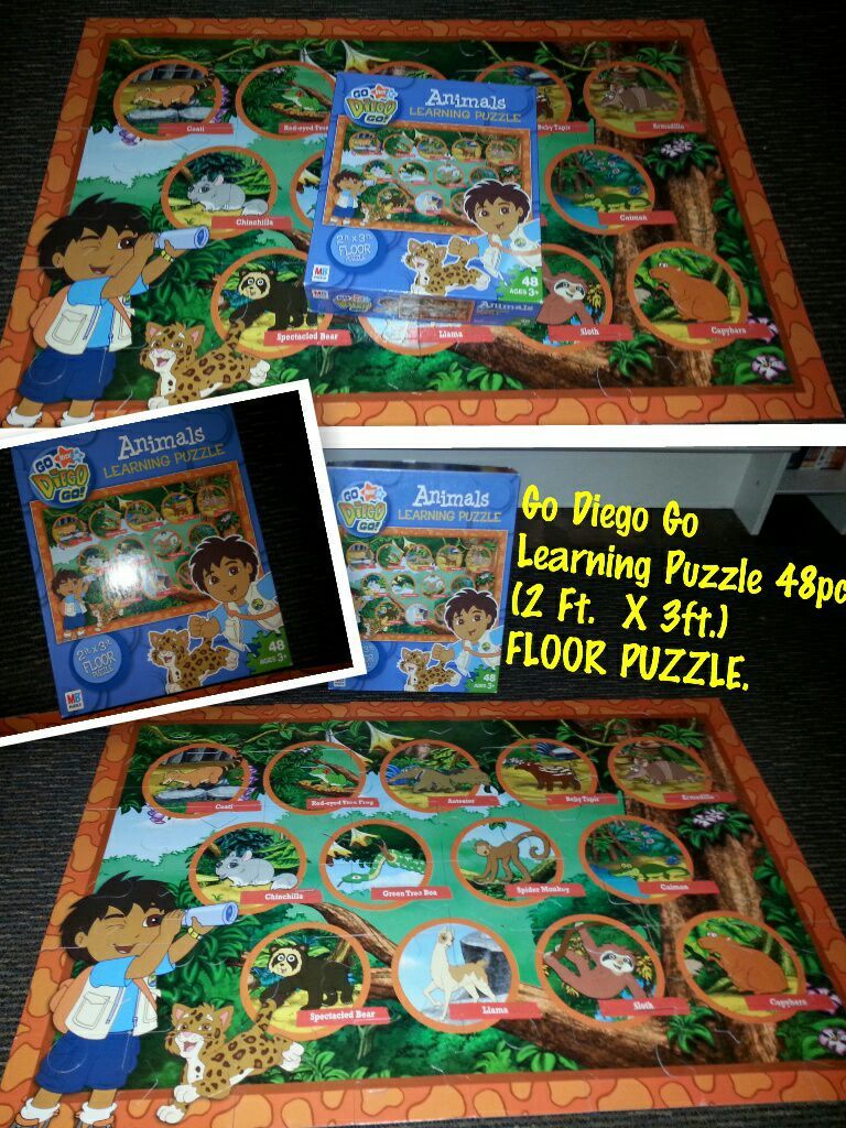 Go Diego go, Learning Puzzle 48 pc.