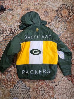 VINTAGE NFL GREEN BAY PACKERS, PRO. PLAYER JACKET sz. M