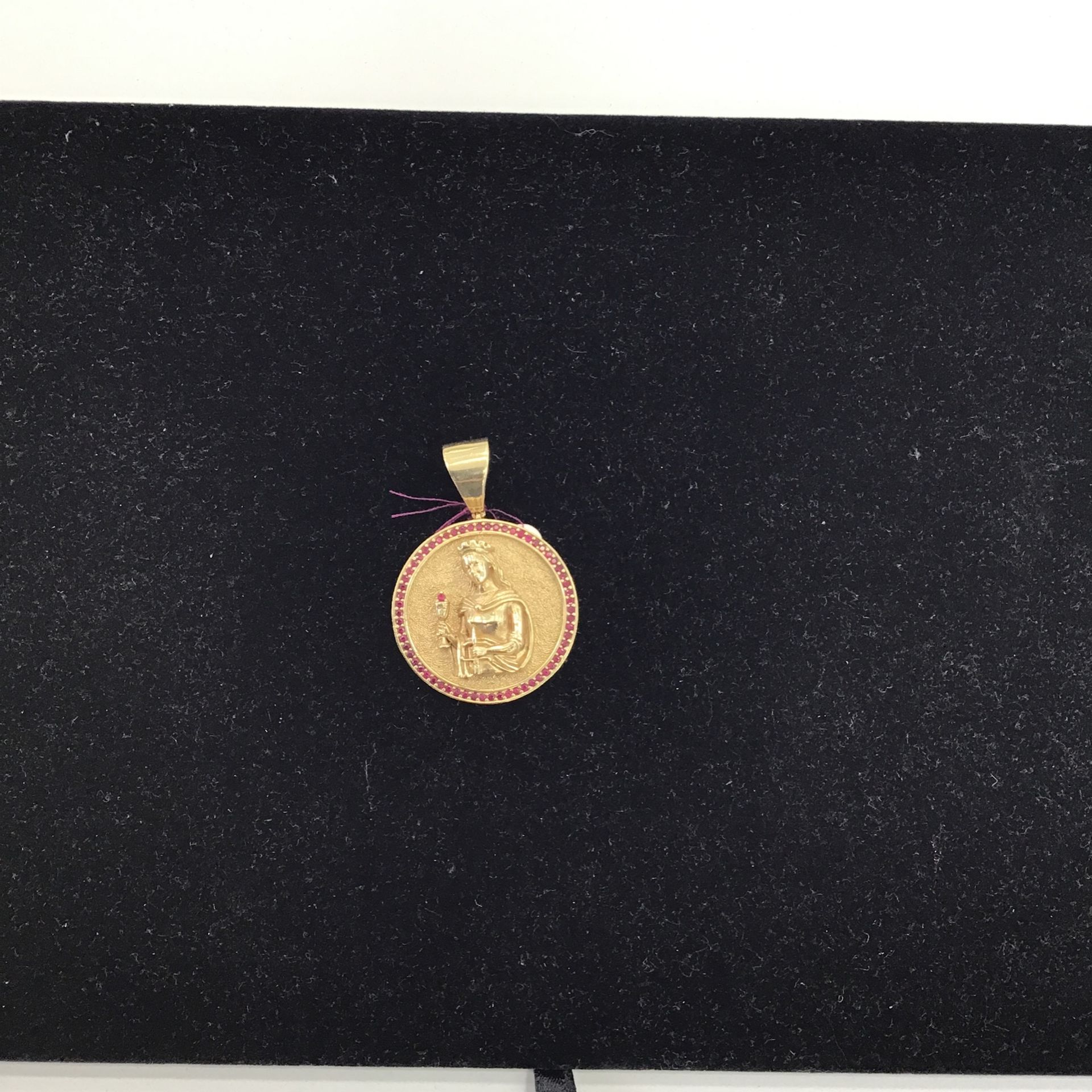 10K Gold Religious Pendant