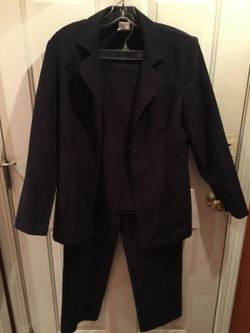 3 piece suit blue pin stripe