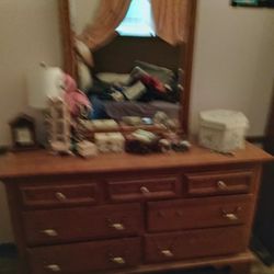 Solid Oak Bedroom Set 