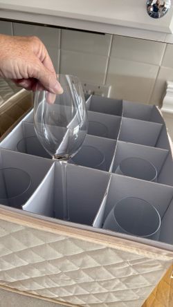 Sets of 12 assorted glassware