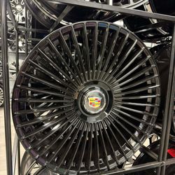 (Set of 4) New 24’ Inch Cadillac Escalade Wheels 6x139.7 Gloss Black 