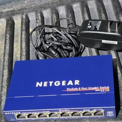 NETGEAR prosafe 8 Port Gigabite Switch