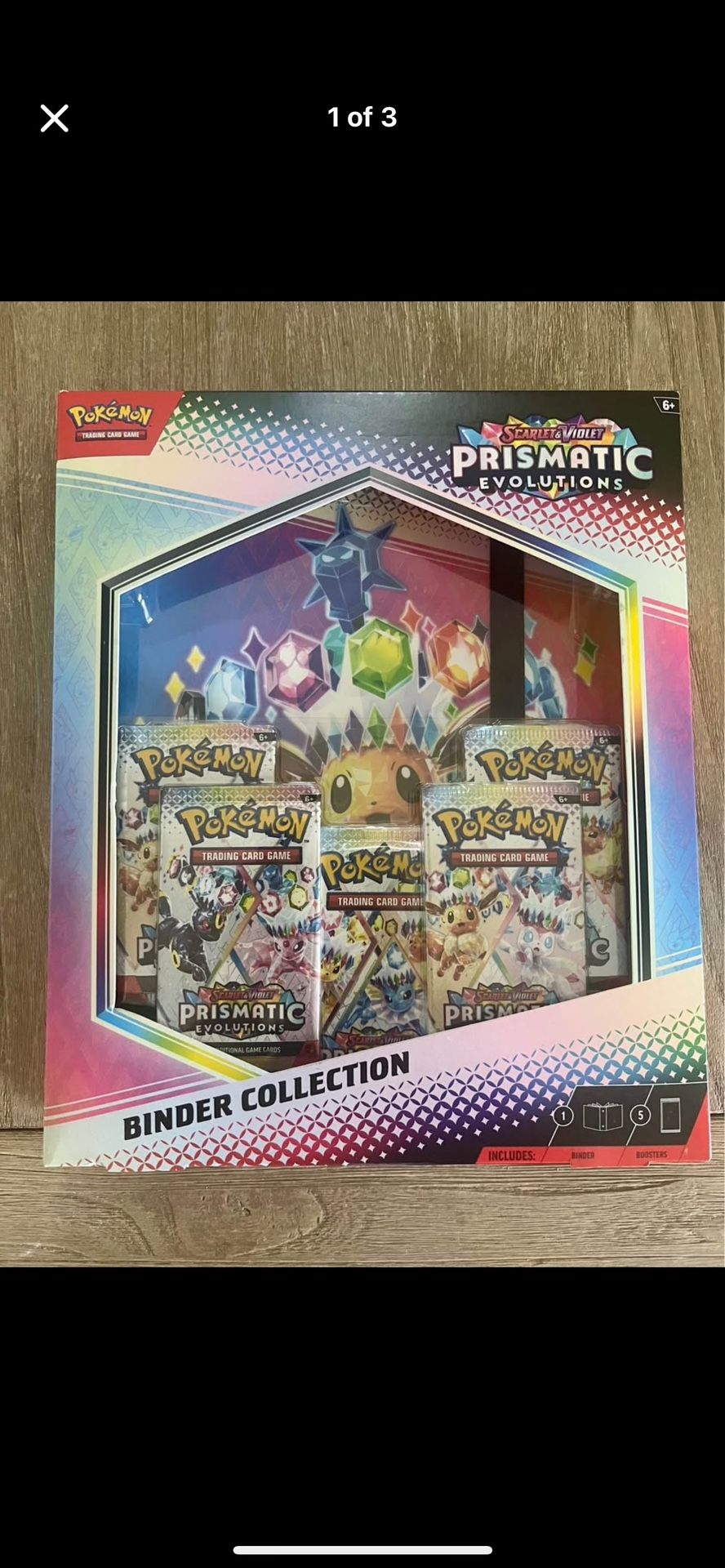 Pokemon Prismatic Evolutions Binder Collection
