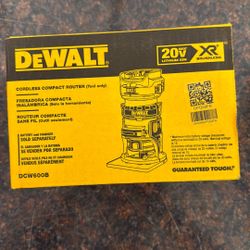 DeWALT:20V Max XR Brushless Cordless Compact Router Item 