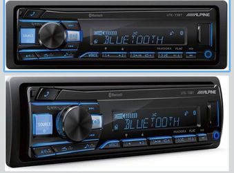 Alpine UTE-73BT Mech-Less Digital Media Receiver with Bluetooth® Wireless Technology