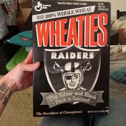 Wheaties Cereal, Box Raiders Edition