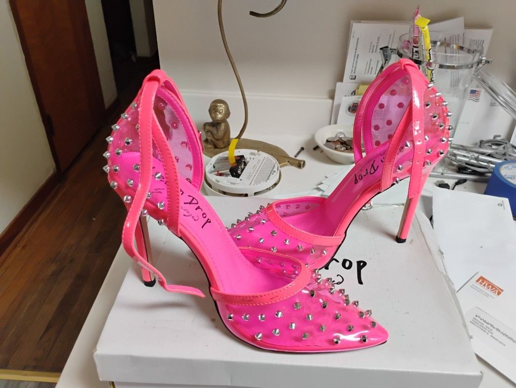 Lemon Drop High Heel Shoes