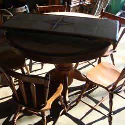 Dining Room Table With 5 Chairs 