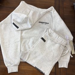 Essentials Fear Of God Hoodie, Sweatpants Set 