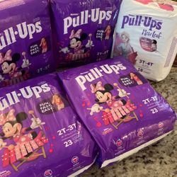 Huggies Pull-ups Size 2t-3t And 3t-4t