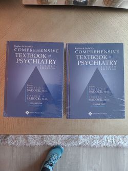 NEW Comprehensive textbook Of Psychiatry 8th Ed, Volume 1 And 2