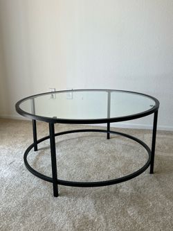 Round Glass Coffee Table
