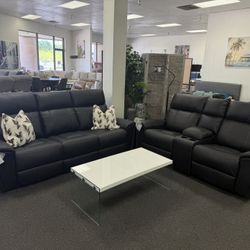Ashley Reclining Sofa And Loveseat
