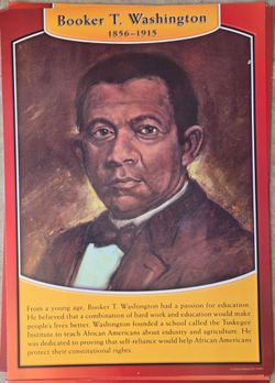 Vintage Booker T. Washington Poster