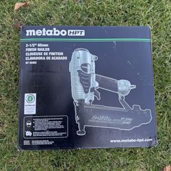 Metabo HPT Finish Nailer with Air Duster, Pro-Preferred Pneumatic Power Nailers