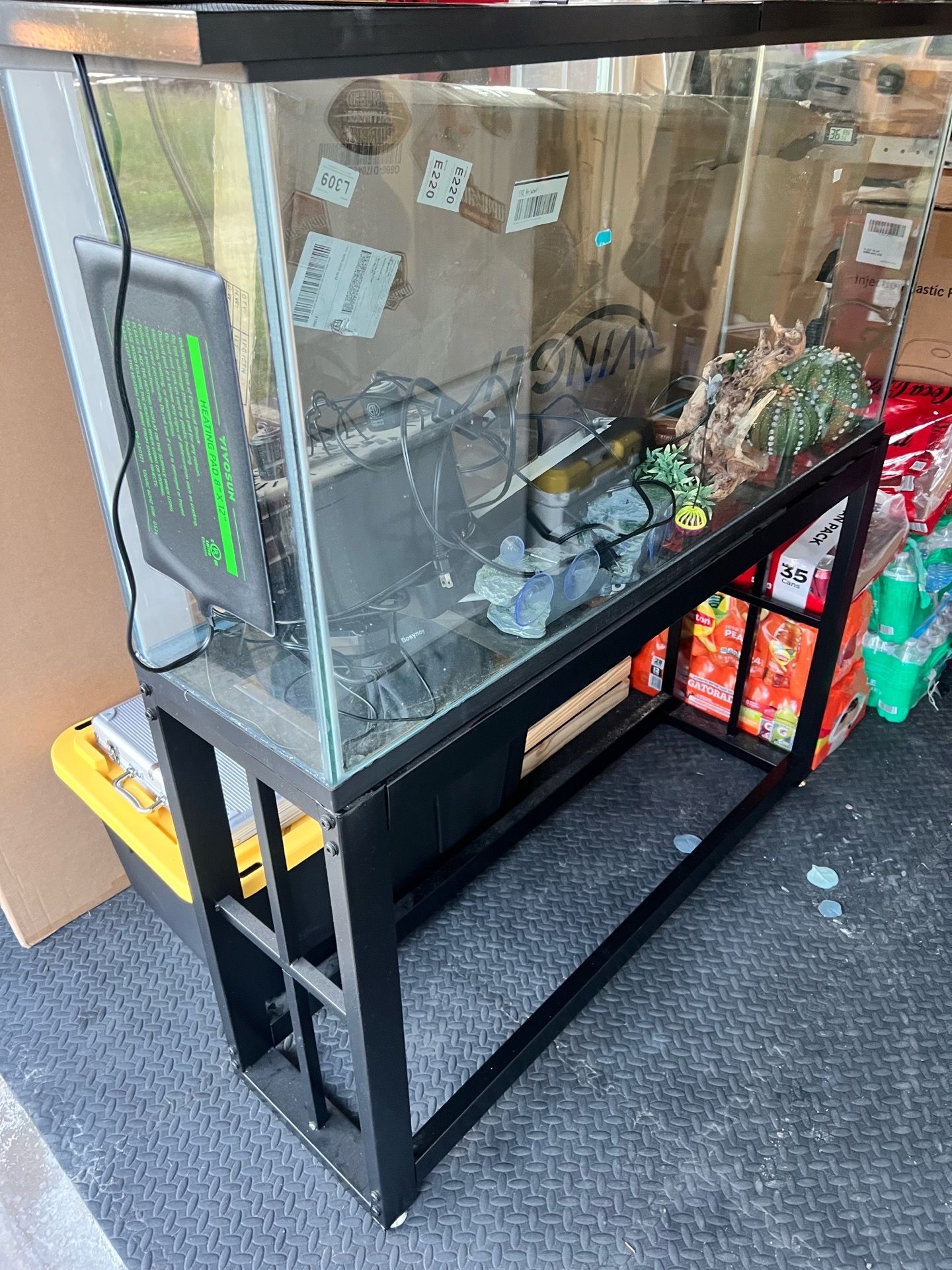 55 gallon tank & stand w/ accessories