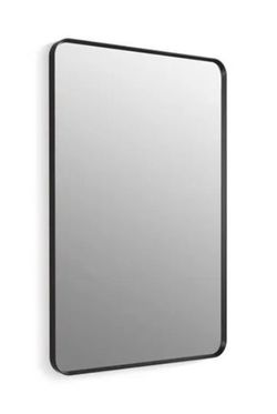 Kohler 30” x 45” Essential Rectangular Mirror Matte Black