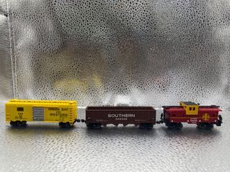 Bundle Lot Of 3 Bachmann N Scale Southern Open Hopper 352450 Caboose Santa Fe