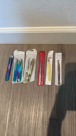 ✨ MIXED PROFESSIONAL EYELASH EXTENSION TWEEZERS – NEW