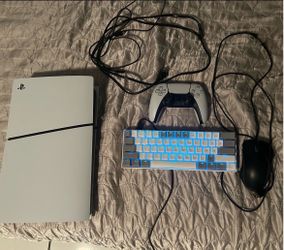 PlayStation 5 Slim with Keyboard and Mouse