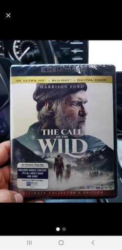 The Call of the wild 4k blu ray combo brand new sealed