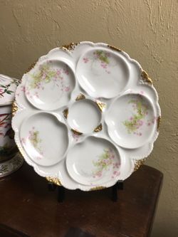 Antique Theodore Haviland Limoges Oyster Plate